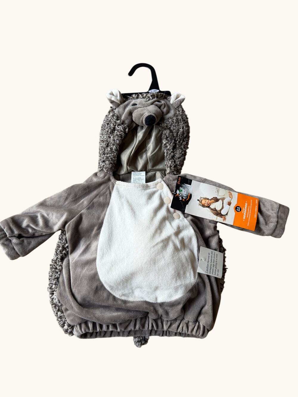 Hyde and EEK! Infant Hedgehog Costume Pullover Baby Size 0-6 Months NWT